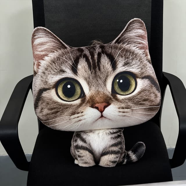 Supplier photo of Plush Toy Calico Cat, Siamese Cat Pendant Doll