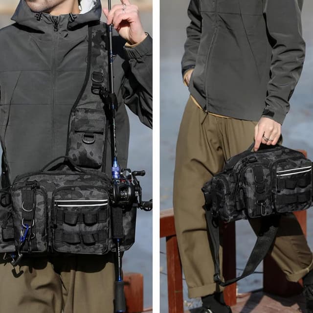 Supplier photo of Single-shoulder Backpack Crossbody Polyester Fiber