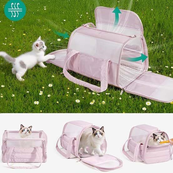 Supplier photo of Portable Retractable Cat And Dog Carrier Bag