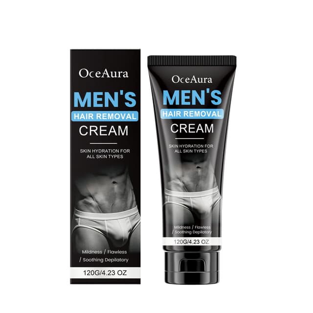 Supplier photo of Men's Gentle Hair Removal Cream Soothing Moisturizing Depilatory Cream For Body And Sensitive Areas
