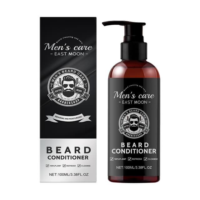 Supplier photo of Men's Beard Conditioner Nourishes Softens Coarse Facial Hair Reduces Frizz Grooming Soft