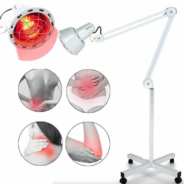 Supplier photo of 275W Infrared Therapy Heat Lamp Health Pain Relief Physiotherapy Red Heat Light