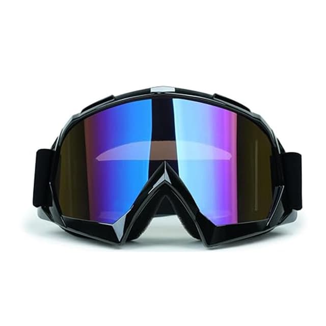 Motorcycle Ski Goggles Schutzbrille Fit Over Glasses Dirt Bike Skiing Anti-Fog Shatterproof UV400 Scooter Goggles Cycling Sunglasses Skateboard-Brille Motorradb