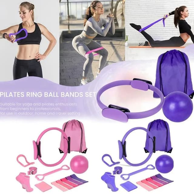 Supplier photo of 13PCS Pilates Ball Set Resistance Bands & More Perfect And Equipment For Home