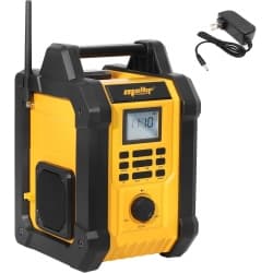 Supplier photo of Mellif 18V Jobsite Radio Bluetooth Speaker Comaptible With D EWALT 20V MAX Battery ,AC-DC Powered