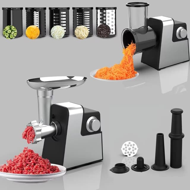 Supplier photo of 8 In1 Electric Meat Grinder Meat Mincer Sausage Stuffer Vegetable Slicer 4000W