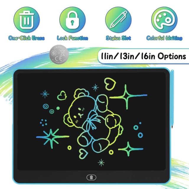 Supplier photo of LCD Writing Tablet for Kids, Reusable Doodle Board