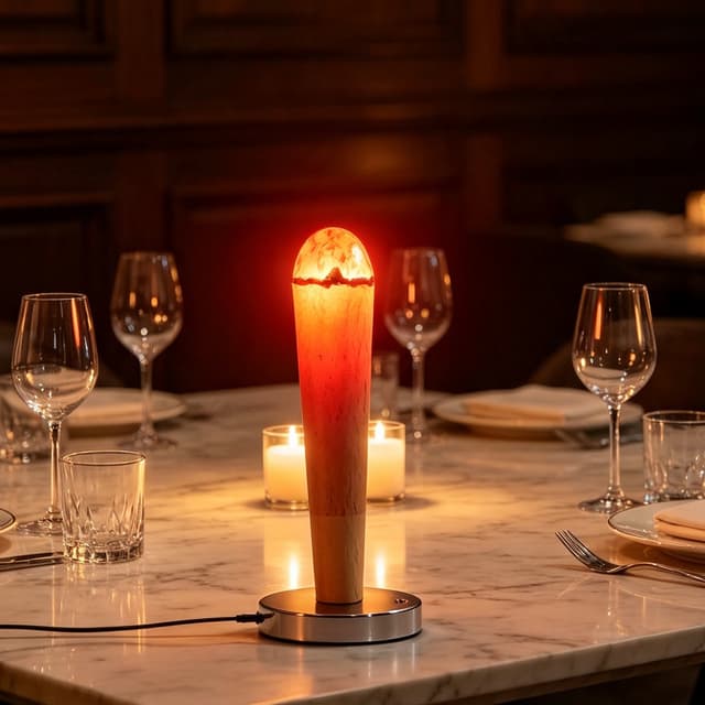 Supplier photo of Creative Simulated Campfire Ambiance Table Lamp