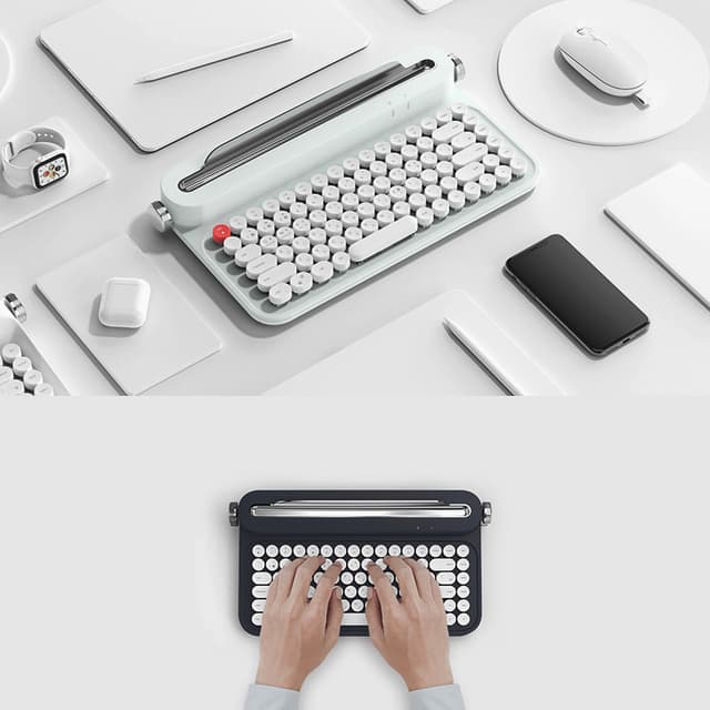 Supplier photo of Retro Bluetooth Tablet Office Typewriter Keyboard