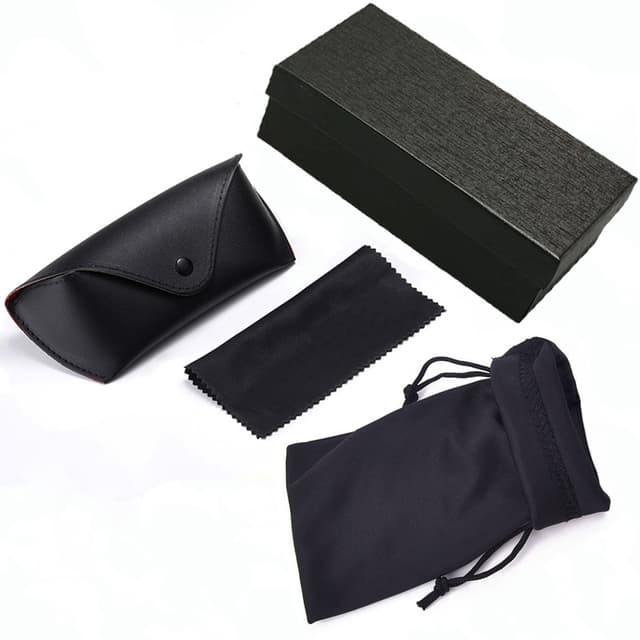 Supplier photo of Black Suit Storage Sunglasses Case