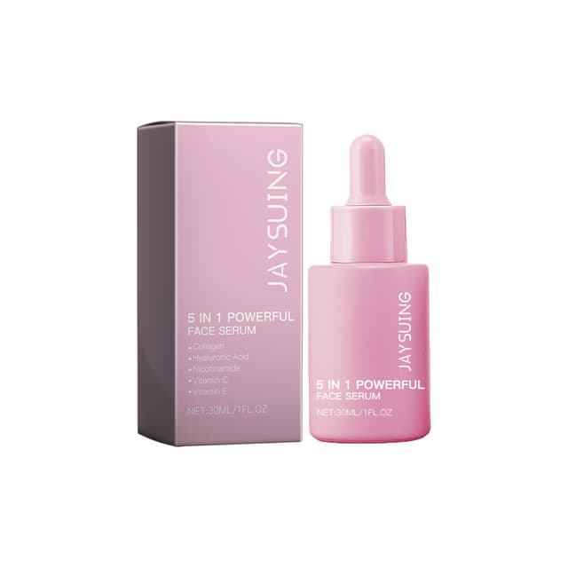 Supplier photo of Facial Serum 5-in-1 Moisturizing Firming Repair Skin Elasticity Lock Water Shine