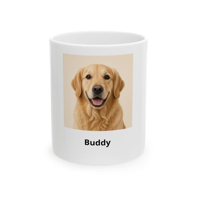 Supplier photo of Custom Pattern Ceramic Mug Heat Resistant Coffee Cup