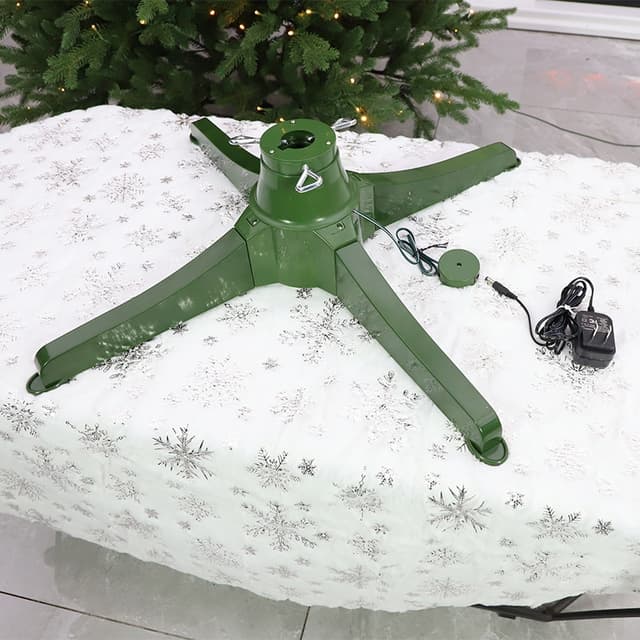 Supplier photo of Large Christmas Tree Electric Rotating Base Stand