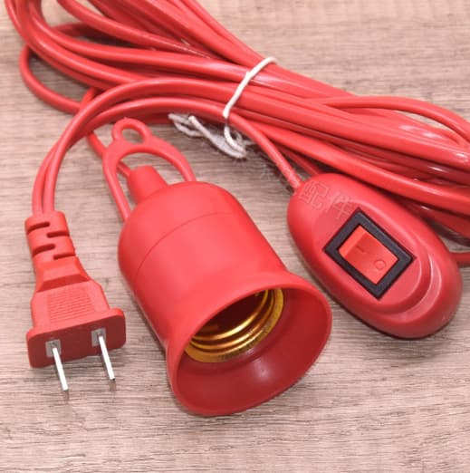 Supplier photo of E27 Pendant Lamp Holder With Switch And Power Plug