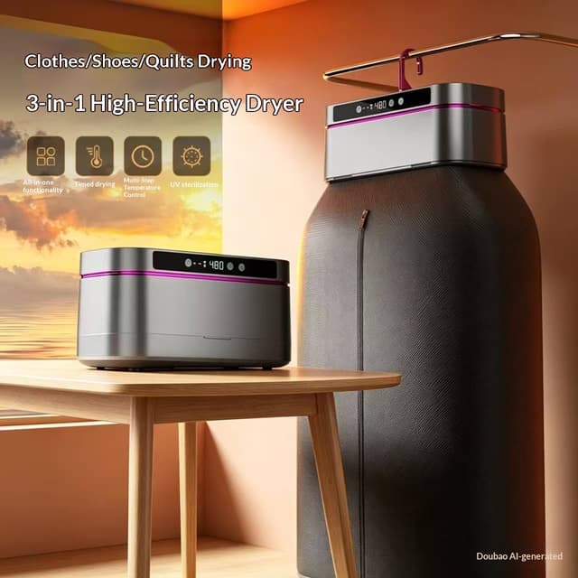 Supplier photo of Household Small Portable Mini Travel Folding Dryer