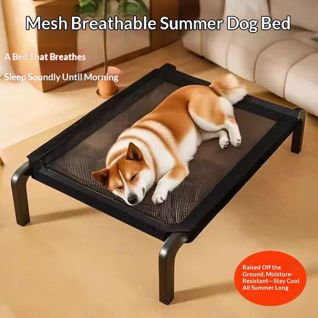 Supplier photo of Breathable Waterproof Mesh Pet Mat For Medium Sized Dogs Indoor Dog Bed