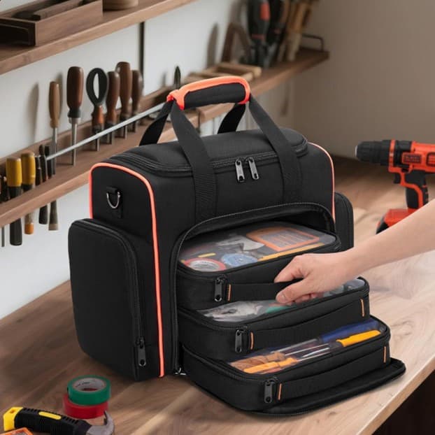 Supplier photo of Hardware Storage Bag Shoulder Portable Toolkit