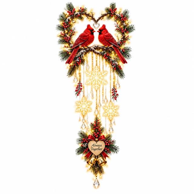 Supplier photo of Love Christmas Wall Hanging With Lights